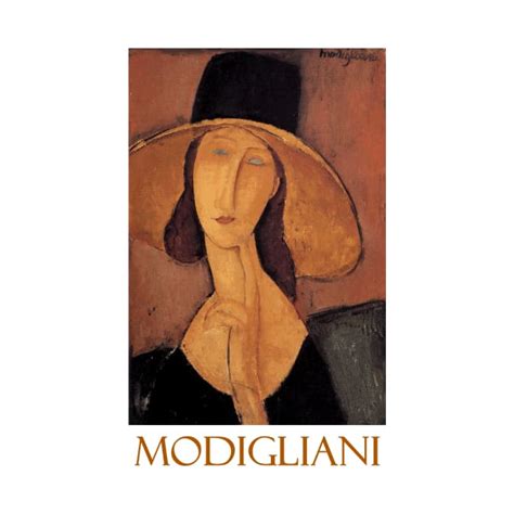 Portrait Of Jeanne Hebuterne In A Large Hat By Amedeo Modigliani