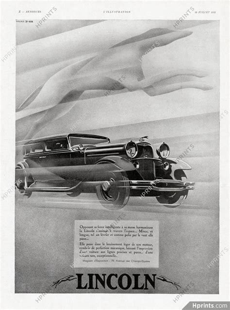 Lincoln 1931 Greyhound — Automobiles — Advertisement