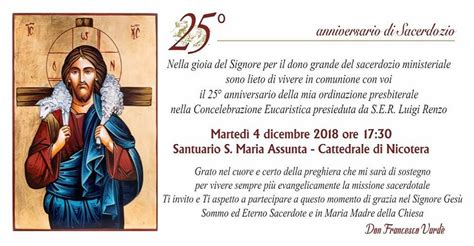 25 Anni Di Sacerdozio Frasi Auguri Compleanno