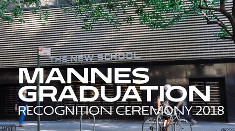 2018 Mannes Graduate Recognition Ceremony College Of Performing Arts