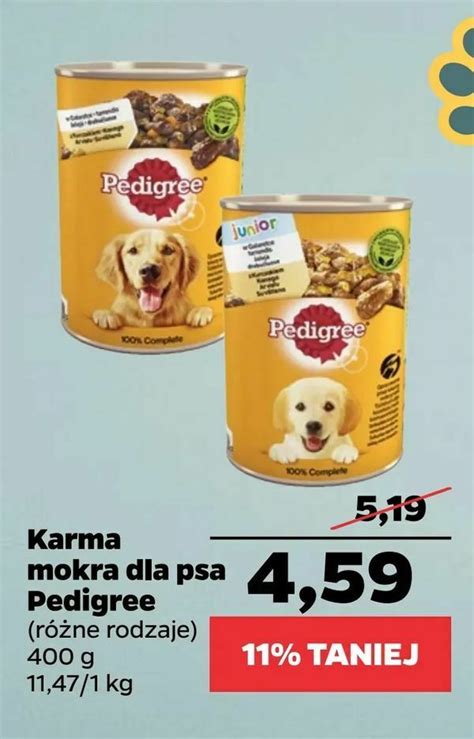 Promocja Karma Mokra Dla Psa Pedigree W Netto