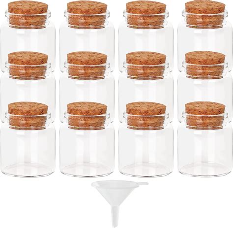 Belle Vous Lot De Pot Avec Bouchon Liege En Verre Ml Mini