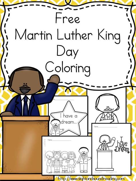 Martin Luther King Printable Worksheets