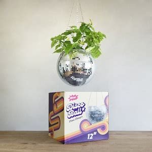 Dado Disco Ball Plant Hanger With Retro Packaging Etsy