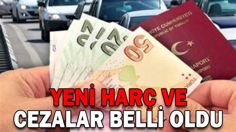 YENİ HARÇ VE CEZALAR BELLİ OLDU 2021 YILINDA VERGİ HARÇ VE CEZALAR