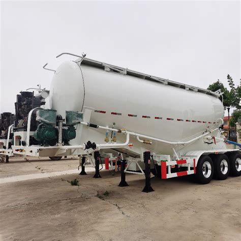 3 Axle 40 60 Tons 35 45 50cbm V Type Dry Bulk Cement Tanker Bulk Powder