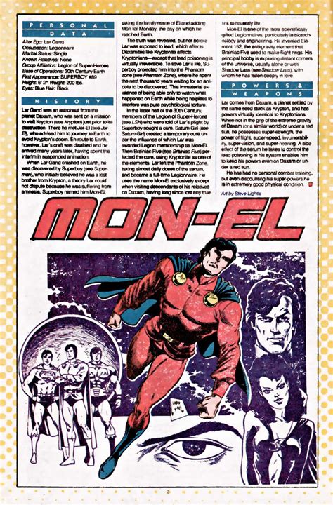 Mon El Dc Comics Comics Legion Of Superheroes