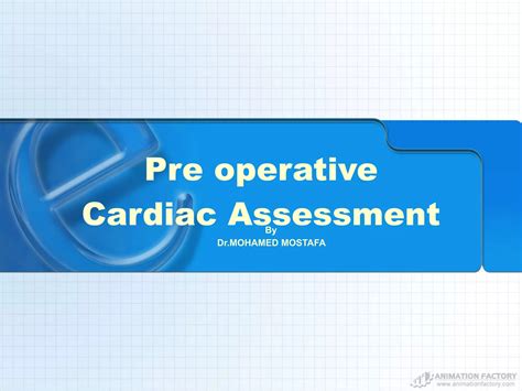 Preoperative Cardiacassessment Ppt