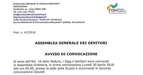 Scuola Dell Infanzia A Grigolli Bresciani A S Assemblea Dei