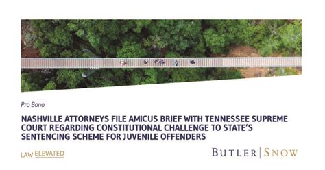 Butler Snow Nashville Attorneys File Amicus Brief With Tennessee