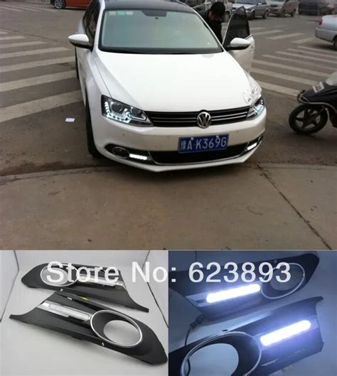 Free Shipping X Led Drl Driving Daytime Running Day Fog Lamp Light For