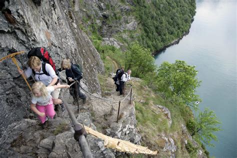 Hiking Tour Fjord Farm Skageflå Hiking Geiranger Norway