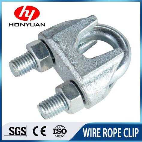 Malleable Iron A Type B Us Type Drop Forged Wire Rope Clip China