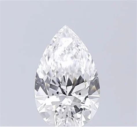 1 Carat 100ct D Vvs1 Pear Cut Lab Grown Diamond Igi Certified Cvd Type