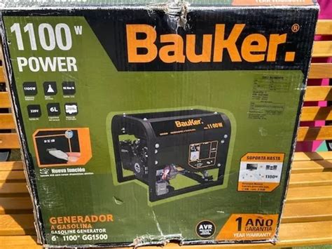 Generador Electrico A Gasolina Bauker 1110w Nuevo Cuotas sin interés