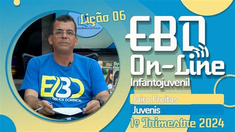 EBD Lição 06 Juvenis 1º Trimestre de 2024 Ieadalpe As grandes