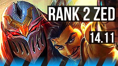 ZED Vs AKSHAN MID Rank 2 Zed 65 Winrate 9 2 3 Rank 13 JP