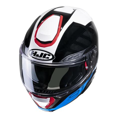 Casque Modulable HJC RPHA 91 Rafino MC21 Noir Bleu Blanc Rouge Casque