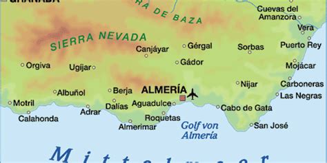 Karte von Costa de Almeria (Region in Spanien) | Welt-Atlas.de