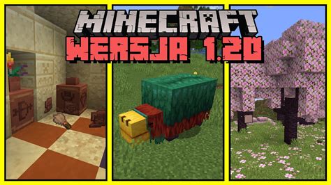 Minecraft Nowości 1 20 sniffer wiśniowy biom i archeologia I Snaphot