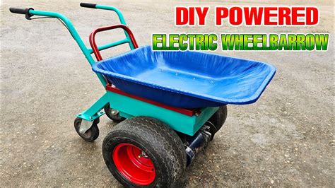 Diy Powered Electric Wheelbarrow Youtube