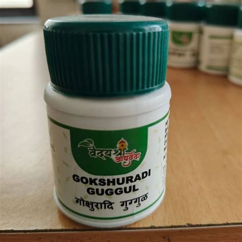 Gokshuradi Guggul Tablets Packaging Type Bottle Packaging Size