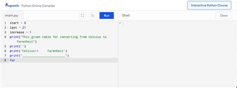 Celsius To Fahrenheit Table Python Cabinets Matttroy