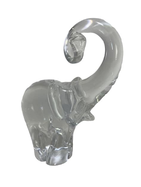 Vintage Elio Raffaeli Art Glass Elephant