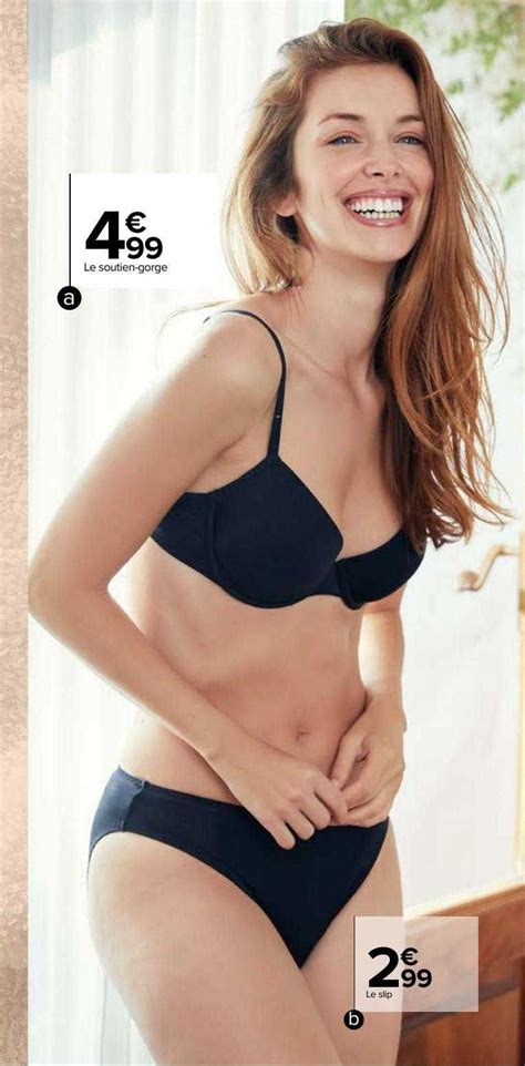 Promo Le Soutien Gorge Le Slip Chez Carrefour ICatalogue Fr