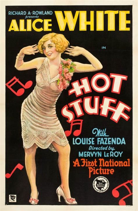 Alice White Hot Stuff Poster Movie Posters Vintage Alice White