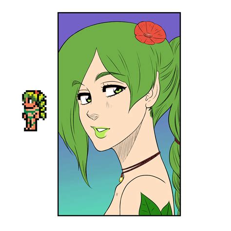 Terraria Dryad Fan Art