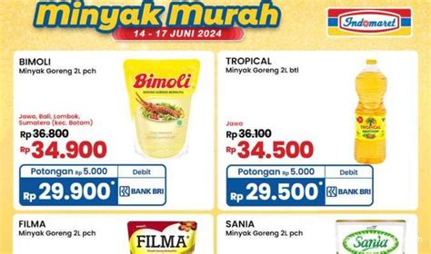 Promo JSM Indomaret Terbaru Juni 2024 Minyak Goreng Murah Segera