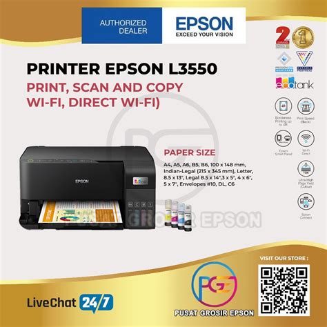 Jual Epson Ecotank L3550 Ink Tank Printer Shopee Indonesia