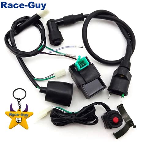 Wiring Loom Harness Kill Switch Ignition Coil Pin Ac Cdi Box