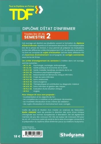 Diplôme d Etat Infirmier Toutes les UE du de Badia Jabrane Grand