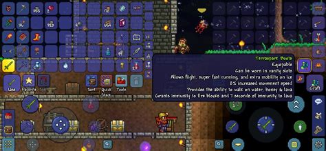 Joy of crafting terraspark boots for the first time. : r/Terraria