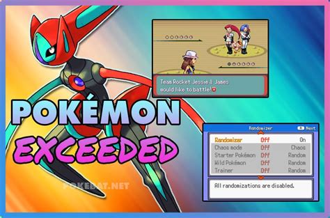 Pokémon Exceeded Emerald Randomizer Nuzlocke PokeBat net