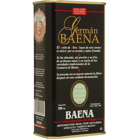 Comprar Aceite De Oliva Virgen Extra Lata 500 Ml GERMAN BAENA