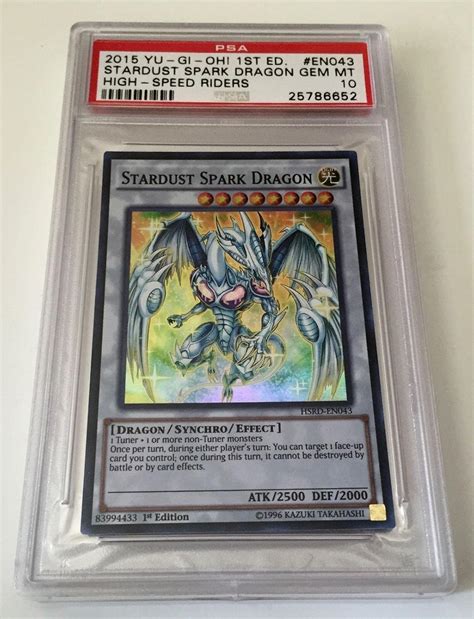 Yu Gi Oh 1st Edition High Speed Riders Stardust Spark