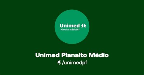 Unimed Planalto Médio Instagram Facebook Linktree