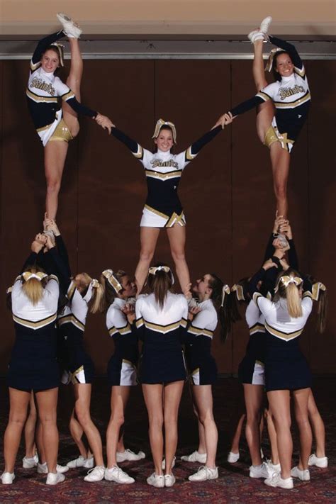 This Looks Hard Cheer Poses Cheerleading Cheer Stunts