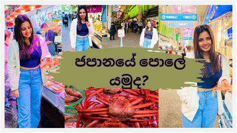 ජපානයේ පොලේ යමුද Japanese Street Market Youtube