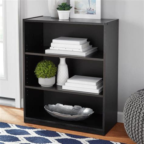 Add The Sleek Mainstays 3 Shelf Bookcase To Almost Any Room For A