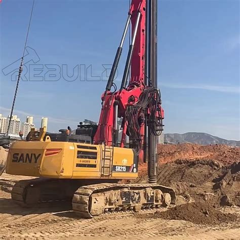 Sany Sr Rotary Drilling Rig Rebuilt Engineering Machinery