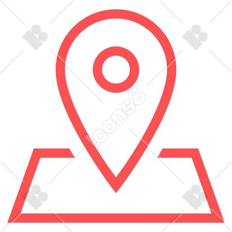 Red Address Icon