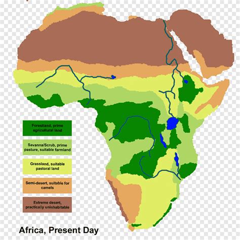 Carte De La Savane Africaine Géographie Des Prairies Afrique Monde