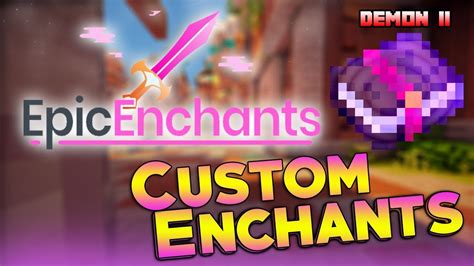 Custom Enchants Plugin Minecraft Plugin Youtube