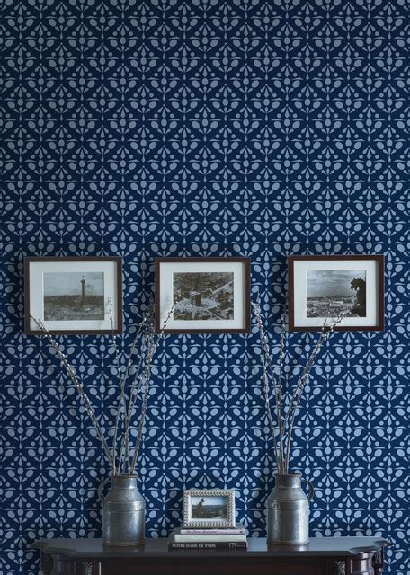 Navy Blue Living Room Wallpaper Home Design Ideas