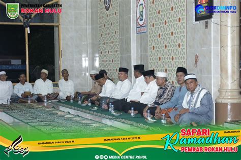 Kunjungan Safari Ramadhan Terakhir Wabup Sampaikan Terimakasih Atas