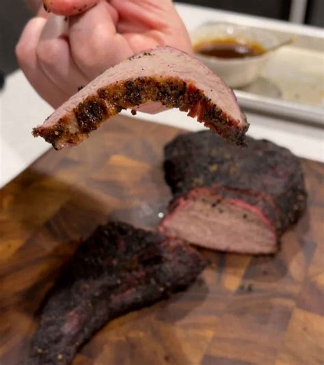 Traeger Smoked Tri Tip Texas Brisket Style